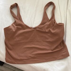 lululemon athletica Brown Tank Top